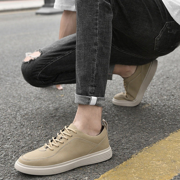 Zapatillas casuales para hombre de piel transpirable estilo urbano - Eugene