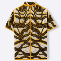 Camisa hombre crochet bordado estilo retro - Malik