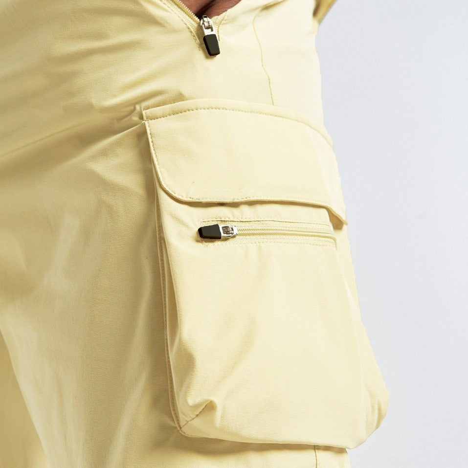 Pantalón corto para hombre bolsillos cargo estilo casual - Malik