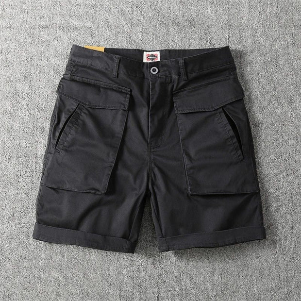 Pantalones cortos para hombre algodón bolsillos cargo estilo casual - Erik