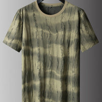 Camiseta estampada efecto desgastado para hombre - Gaspard