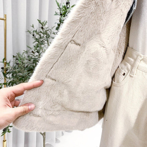 Chaqueta vaquera mujer forro borreguito oversize - Maelis