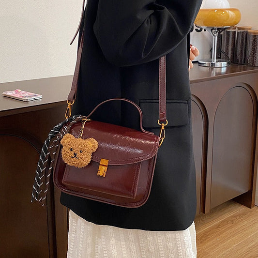 Bolso bandolera para mujer piel sintética diseño estructurado - Manon