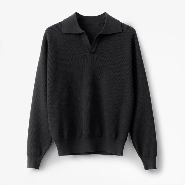 Suéter polo de punto para hombre - Mervik