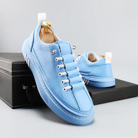 Zapatillas casuales para hombre con diseño acolchado y cordones metálicos - Aurélien