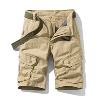 Pantalón corto cargo para hombre con cinturón - Adrien