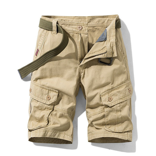 Pantalón corto cargo para hombre con cinturón - Adrien