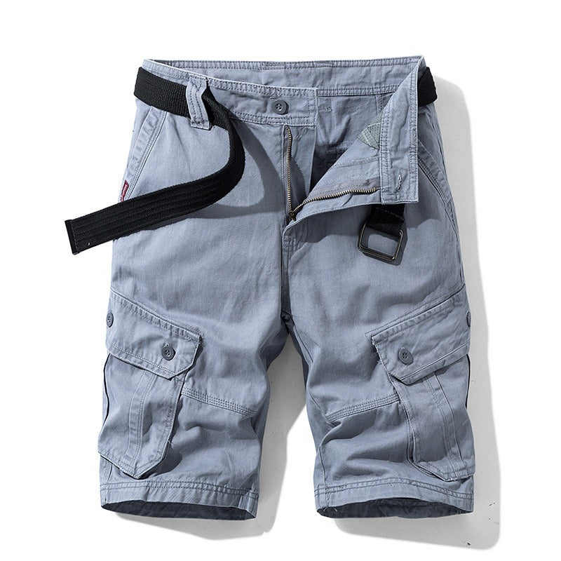 Pantalón corto cargo para hombre con cinturón - Adrien