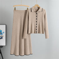 Conjunto falda punto mujer - Maelis
