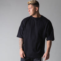 Camiseta hombre algodón corte holgado manga corta - Jacob