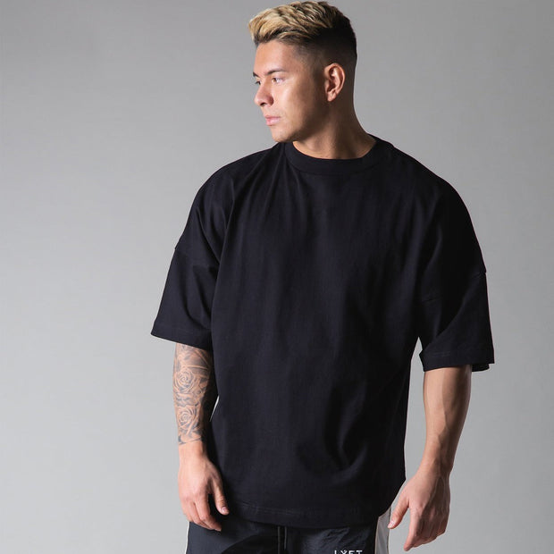 Camiseta hombre algodón corte holgado manga corta - Jacob