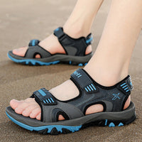 Sandalias trekking hombre ajustables antideslizantes - Iker