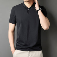 Camiseta para hombre de algodón elástico cuello mao - Adrien