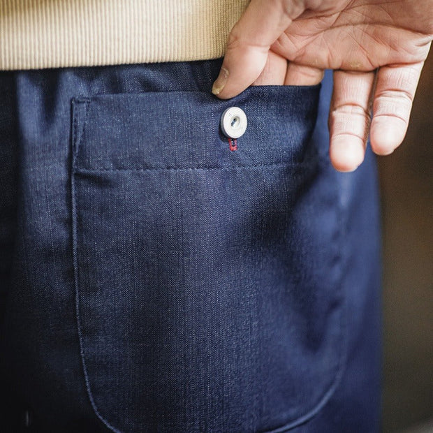 Pantalones hombre algodón relaxed fit con cordón - Maximo