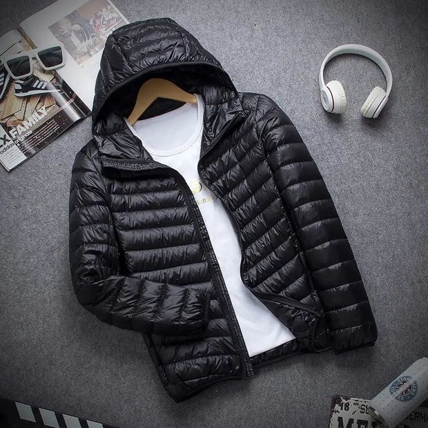 Chaqueta acolchada ligera hombre con capucha y cremallera - Tidus