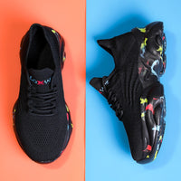 Zapatillas deportivas mujer malla transpirable suela gruesa - Julieta