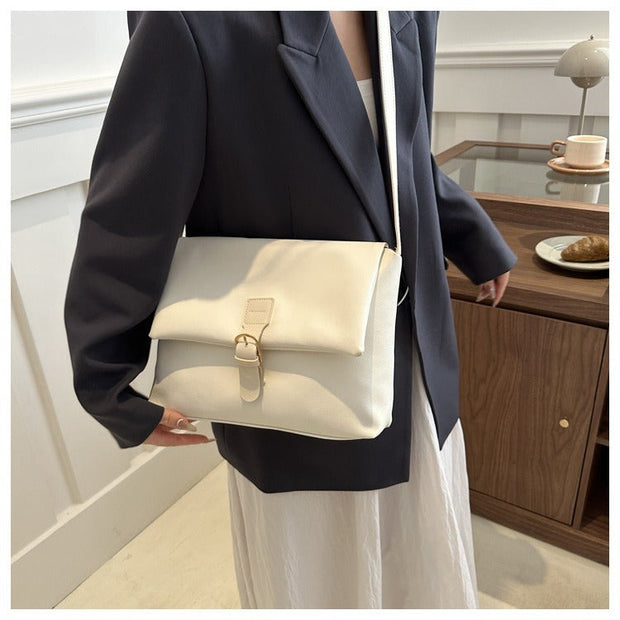 Bolso bandolera mujer piel sintética diseño minimalista - Léa
