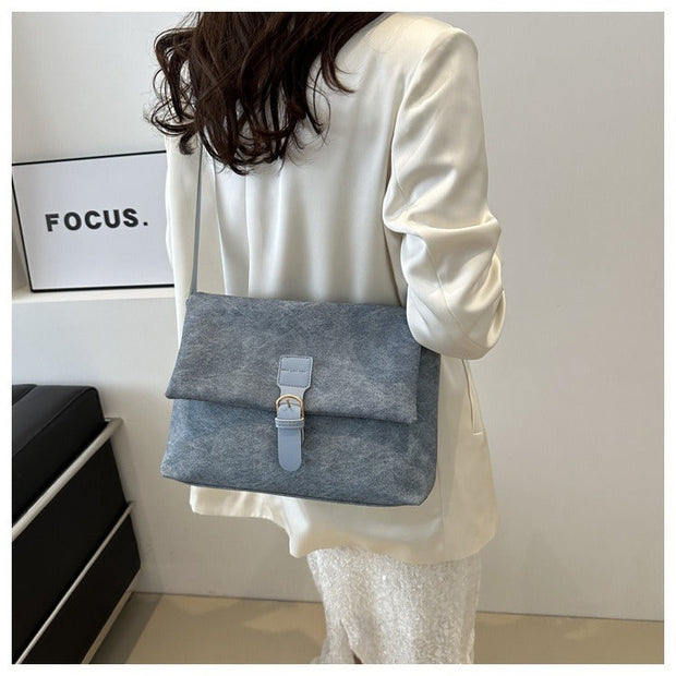 Bolso bandolera mujer piel sintética diseño minimalista - Léa