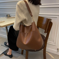 Bolso de hombro para mujer de piel sintética estilo minimalista - Teresa