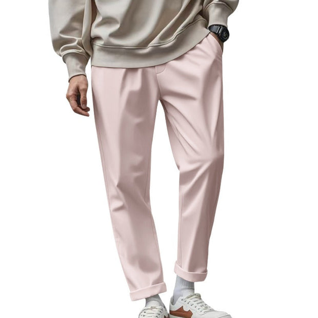 Pantalón hombre casual recto tela fluida - Sylvain