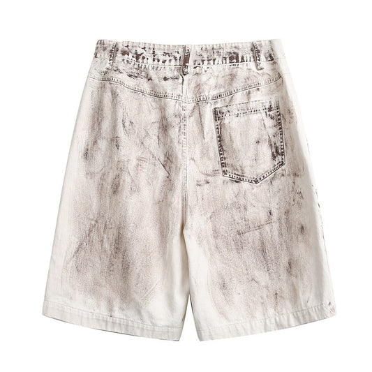 Pantalones cortos para hombre de algodón lavado estilo cargo - Marc