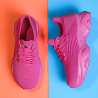 Zapatillas deportivas mujer malla transpirable suela gruesa - Julieta