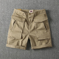 Pantalones cortos para hombre algodón bolsillos cargo estilo casual - Erik