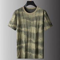 Camiseta estampada efecto desgastado para hombre - Gaspard