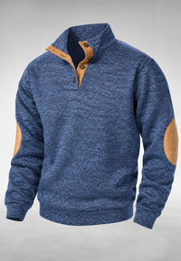Jersey de hombre con cuello alto y botones - James
