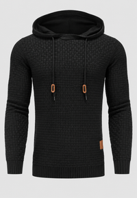 Jersey hombre punto texturizado capucha ajustable - Ciro