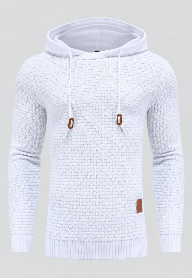 Jersey hombre punto texturizado capucha ajustable - Ciro