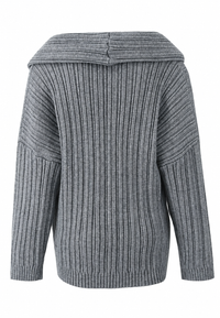 Jersey mujer escote asimétrico hombro descubierto - Séverine