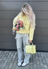 Jersey mujer oversize estampado floral cuello redondo manga larga - Anouk