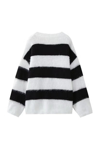 Jersey oversize mujer cuello redondo hombros caídos - Hanna