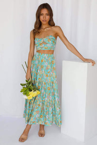 Conjunto con escote estampado Mirna