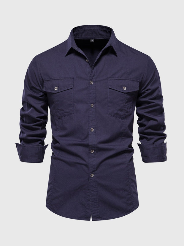 Camisa Cargo de Manga Larga