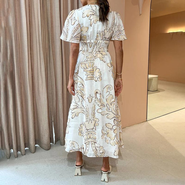 Emilia - Vestido blanco sin barriga