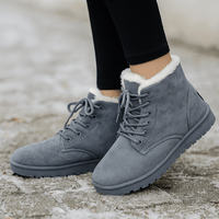 Botas invernales con acabado aterciopelado - Alvine