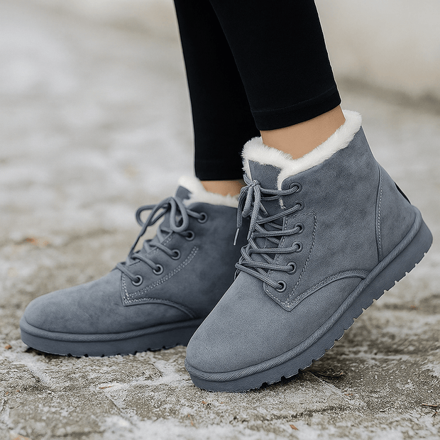 Botas invernales con acabado aterciopelado - Alvine