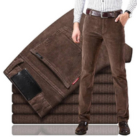 Rüdiger - Pantalones casual de pana para hombre