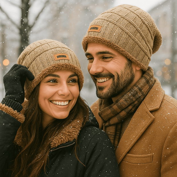 Gorro unisex efecto doble abrigo - Taelion
