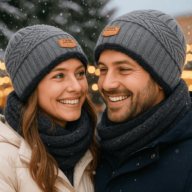 Gorro unisex efecto doble abrigo - Taelion