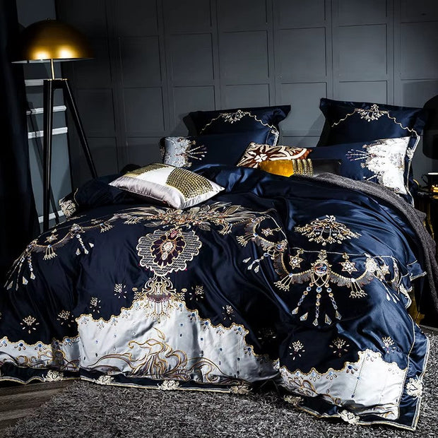 Juego de cama de algodón egipcio