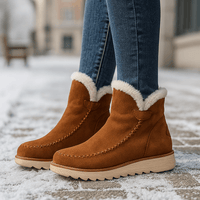 Botines para mujer de efecto afelpado - Olyane