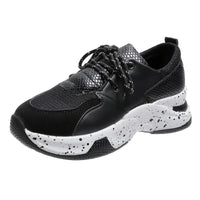 Alondra - Zapatillas deportivas con estampado de leopardo para mujer