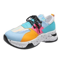 Alondra - Zapatillas deportivas con estampado de leopardo para mujer