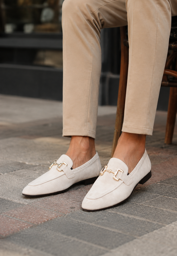 Mocasines hombre hebilla metálica diseño clásico - René