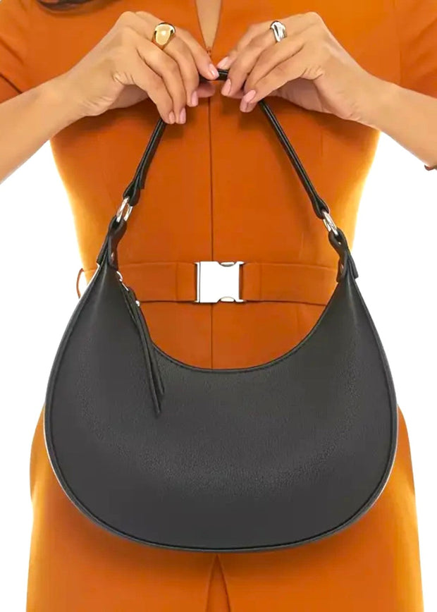 Bolso mujer tipo moon bag diseño curvo moderno - Lunea
