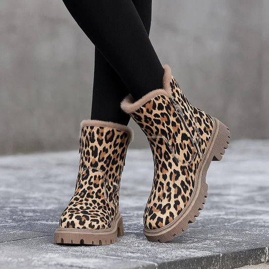 Botines para mujer de efecto estampado - Irvane