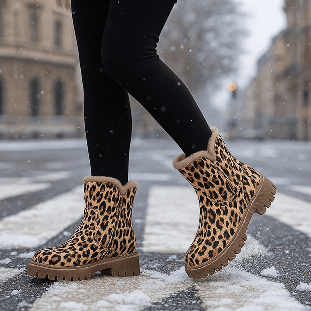 Botines para mujer de efecto estampado - Irvane